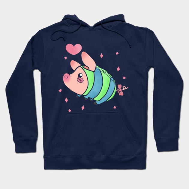 Poogie love sparkle Hoodie by BijouBljou